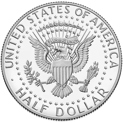 Vista 2 de 2018 S Kennedy Medio Dólar 2018 Plata Kennedy Proof Deep Cameo Medio Dólar Prueba US Mint DCAM