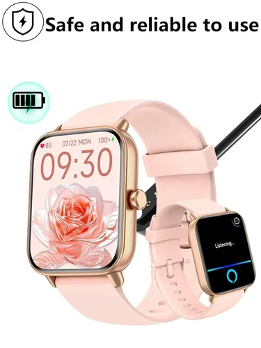 Vista 3 de [Paquete de 2] para Gydom Fitness Tracker Smartwatch Cable de carga USB magnético, cargador de cable de 2 pines para reloj inteligente.