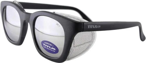 Vista 6 de TITUS G12 Retro Style Safety Glasses with Folding Side Shield Marrón