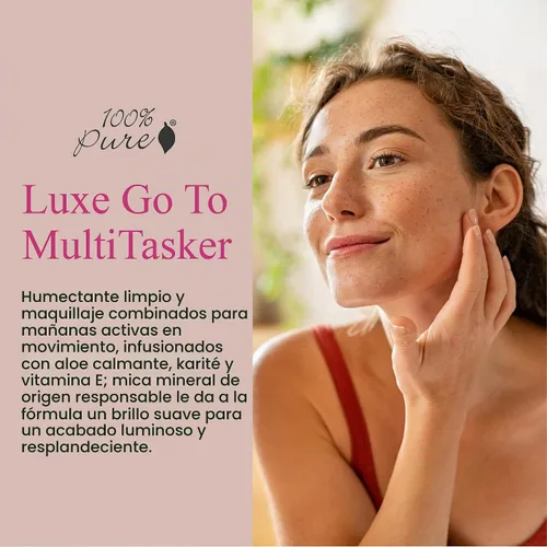 Vista 3 de 100% PURE BB Cream Shade 10 - Maquillaje de cara completa luminosa, brillo