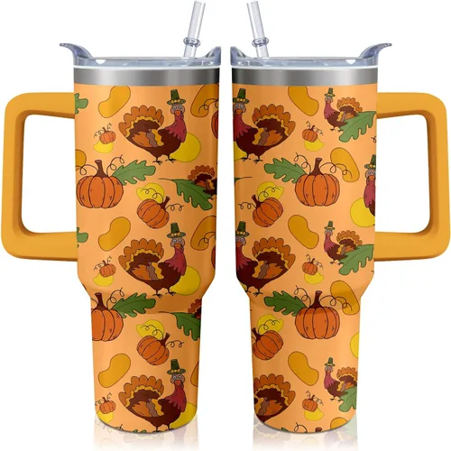 Vista 9 de Vaso térmico de alienígena de 40 onzas con asa y pajita abatible, taza aislante de acero inoxidable para amantes de ovnis, taza de café de viaje