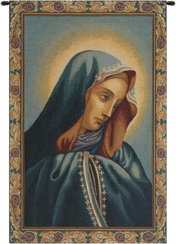 Vista 14 de Madonna Di Medjugorie - Tapiz italiano para colgar en pared, 6 pulgadas x 9 pulgadas, algodón/viscosa/poliéster por Raoul Vitale