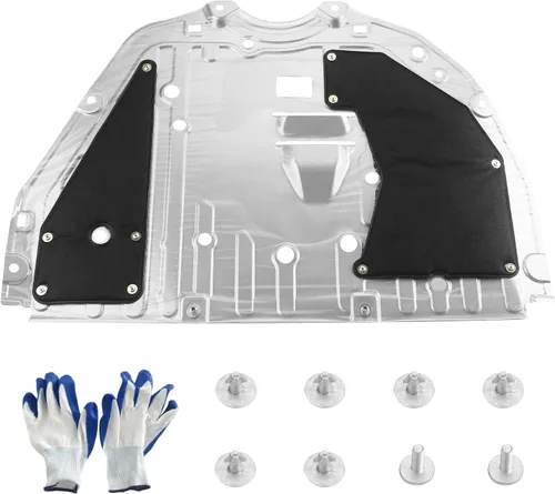 Vista 9 de Protector contra salpicaduras del motor compatible con Honda Civic 2016 2017 2018 2019 2020 2021, cubierta protectora bajo el auto OEM 74110-TBA-A00