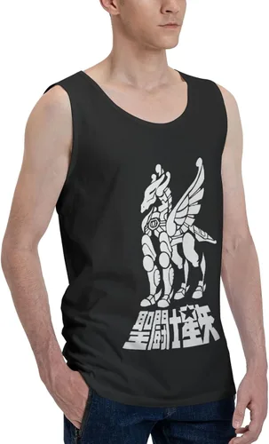 Vista 2 de Anime Saint Seiya Tank Top T Shirt Mens Fashion Sport Vest Summer Sleeveless Shirts
