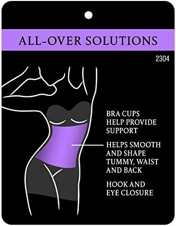 Vista 3 de Womens Convertible Slip With Built In Bra & Anti-Static Fajas Shapewear FL2304