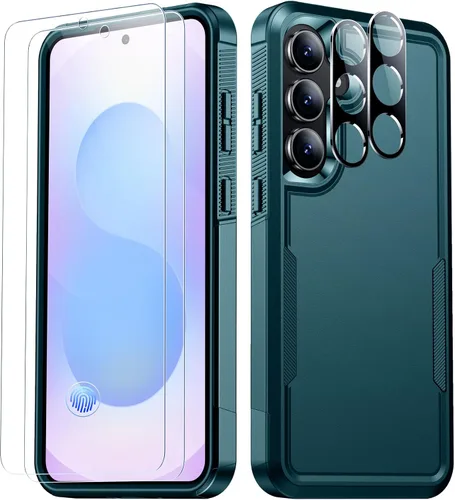 Vista 21 de SPIDERCASE Funda diseñada para Samsung Galaxy S25, [protección contra caídas de grado militar de 10 pies], paquete de 2