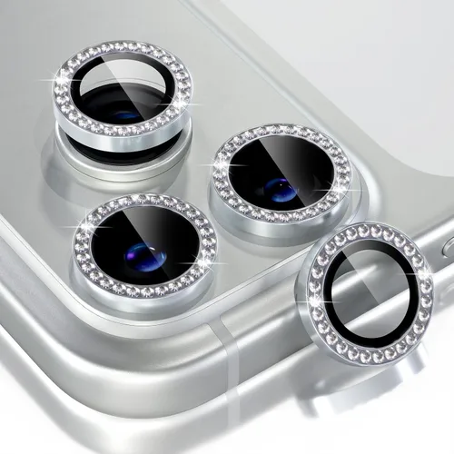 Vista 182 de Choiche Compatible para iPhone 16 Pro/iPhone 16 Pro Max Protector de Lente de Cámara, Vidrio Templado 9H Protector de Pantalla de Cubierta de Cámara