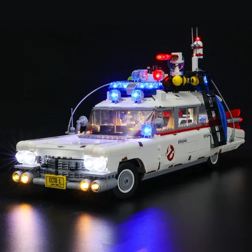 Vista 2 de BRIKSMAX Kit de iluminación LED para Cazafantasmas ECTO-1 - Compatible con el modelo de bloques de construcción Lego 10274 - No incluye el juego