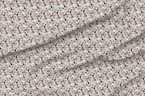 Vista 4 de Spoonflower Tela – Gafas de perro chihuahua gris chihuahuas cachorro hipster amigable mascota impresa en tela de gasa cuarto gordo – costura moda