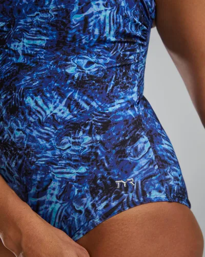 Vista 3 de TYR Traje de baño Durafast Elite con cuello cuadrado para mujer