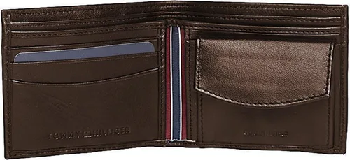 Vista 3 de Tommy Hilfiger - Monedero para hombre color marrón