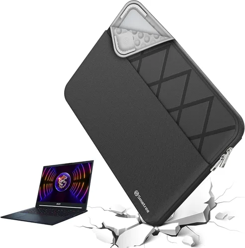 Vista 13 de Smatree Funda para portátil MSI Summit 13 AI+Evo Copilot+PC/E13 AI Evo A1M, para Summit E13 Flip Evo de 13.4 pulgadas, funda con bolsillo