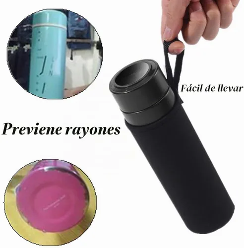 Vista 2 de Bolsa portadora para botella de agua de 25 onzas, funda para botella de agua, funda de neopreno de 24 onzas, accesorios para botellas de agua 24