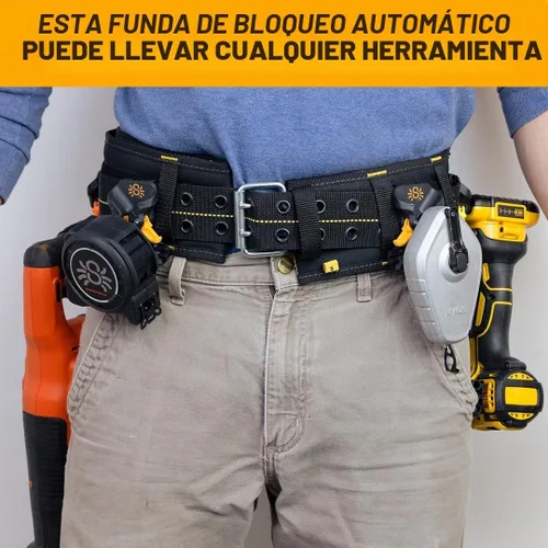 Vista 7 de Spider Funda para herramientas – Funda Pro Tool + un agarre de herramienta + un pasador de conductor – Soporte para múltiples herramientas mejorado