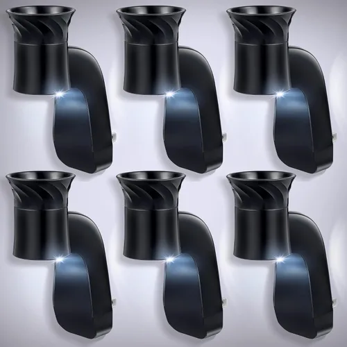 Vista 10 de Hohean Paquete de 2 tapones de fragancia de pared compatibles con Bath Negro