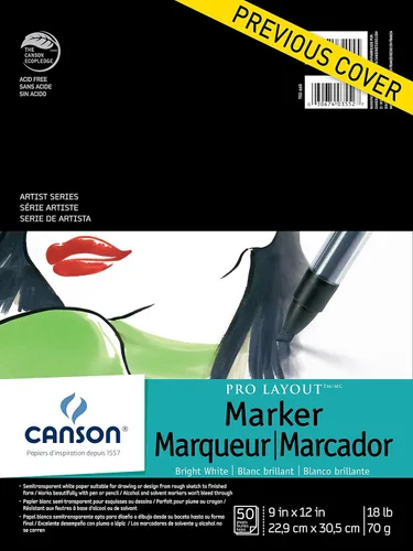 Vista 2 de Canson Artist Series Pro Layout, Libreta para marcador