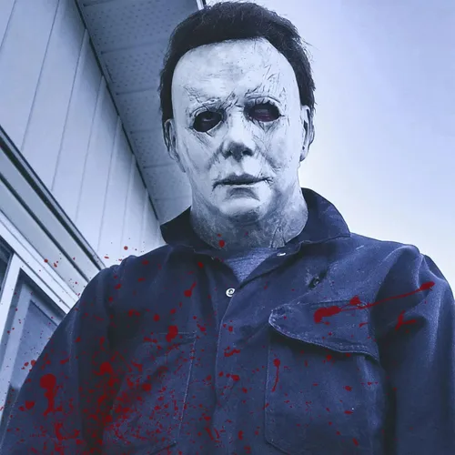 Vista 6 de Michael Myers Mask Original Adult Scary Mask 2018 Halloween Latex Mask For Cosplay Prom Michael Myers Costume