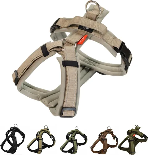 Vista 8 de Hakusan - Arnés tipo Ranger Zero Dog Safe, sin asfixia/difícil de desconectar, gran ajuste, fácil de poner y quitar, ajustable, reflector, XXS