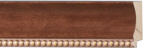 Vista 8 de Marco de 5 x 5 pulgadas, marco de madera maciza de cobre con cuentas marrones de 2 pulgadas de ancho Profundidad del marco interior de 0.5