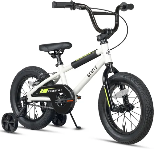 Vista 25 de cubsala Bicicleta para niños de 12, 14, 16, 18 pulgadas, estilo BMX, con ruedas de entrenamiento, freno para niños de 2 a 10 años, varios