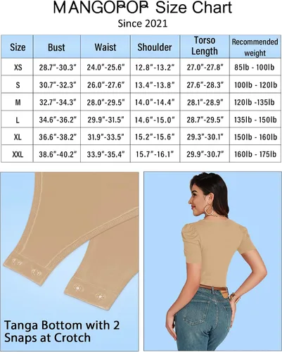 Vista 5 de MANGOPOP Body para mujer, cuello en V profundo, hombros descubiertos, manga corta, ajustado, traje de cuerpo casual, blusa elegante