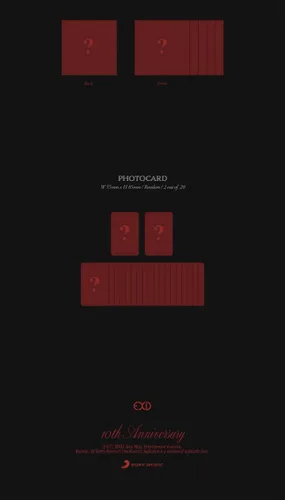 Vista 3 de DREAMUS EXID X 10th Anniversary Single Album CD+Photobook+Tarjeta especial+Tarjeta fotográfica+Seguimiento, ROJO