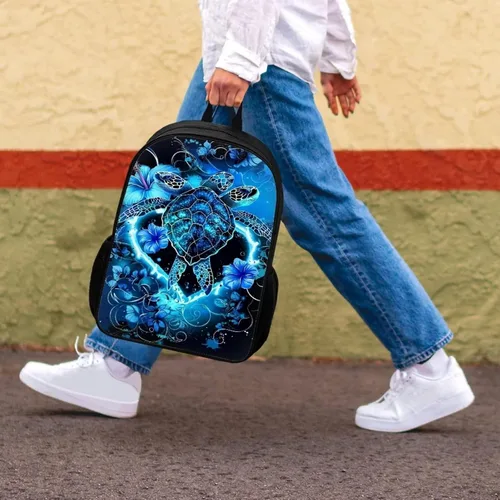 Vista 63 de HUGS IDEA Los animales frescos 3D niños escuela libro bolsa niños impresión mochilas, Baloncesto, Moderno