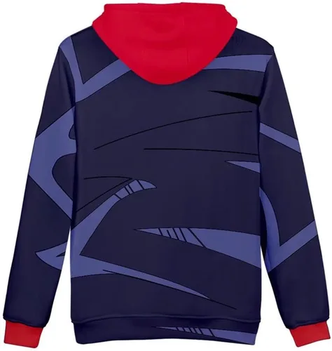 Vista 5 de CHLOBLOM Anime Cosplay Costume 3D Hoodie Halloween Pullover Sweatshirt