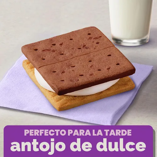 Vista 3 de Annie's Organic Graham Sandwich Cookies, S'mores, 12 unidades, 8 onzas