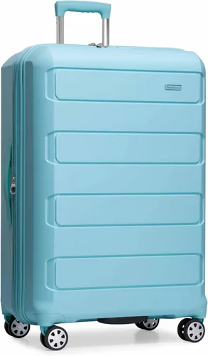 Vista 41 de Traveler's Choice Pagosa indestructible Hardshell expandible Spinner Equipaje, Azul bebé, Pagosa indestructible Hardshell expandible Spinner Equipaje