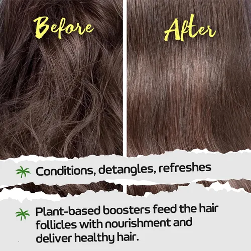 Vista 3 de Tropic Isle Living Hair Gro Leave-In Mist 8oz Aceite de ricino negro jamaicano con agua de rosas, aloe vera y aceite de karité infundido