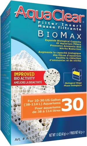 Vista 5 de Aqua Clear AquaClear 20 BioMax, Medio de Reemplazo para Filtro de Acuario, A1370A1
