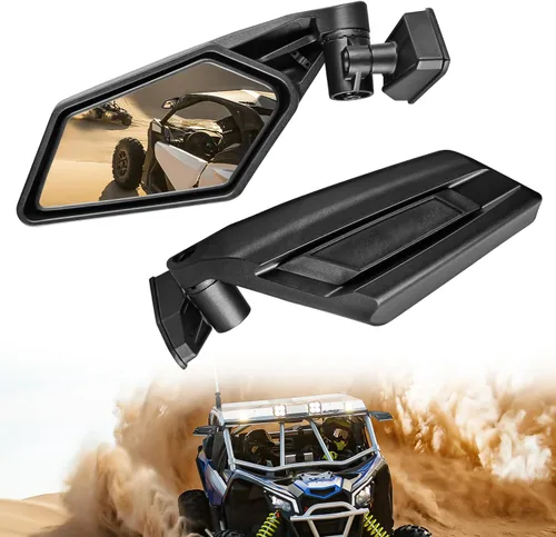 Vista 9 de Frokom Espejos laterales X3 – Can Am Maverick X3 Max X RS/DS/MR/Turbo/R/RR, diseño ajustable y separable