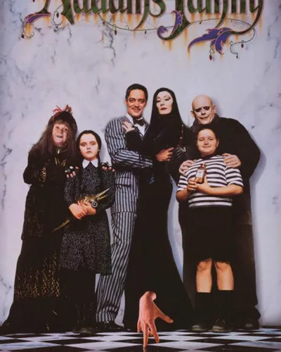 Vista 2 de GIKING Disfraz de Halloween Addams Familia Miércoles Vestido Pugsley Disfraz Camiseta