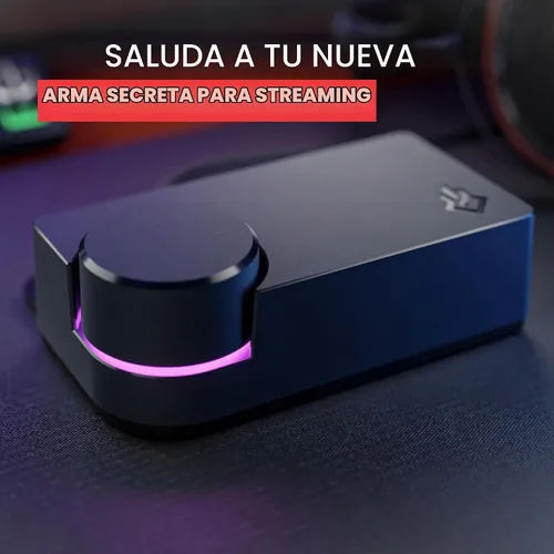 Vista 4 de BEACN Studio (Dark) - Interfaz de audio USB XLR, cadena de micrófono DSP Oscuro