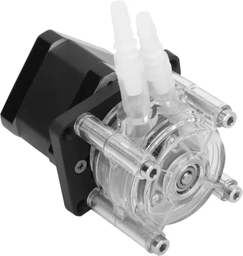 Vista 4 de Peristaltic Pump Large Flow Stepper Motor Water Pump Vacuum Dosing for Aquarium Lab Analytical Water Corrosion Resistance Steel Wheel Frame