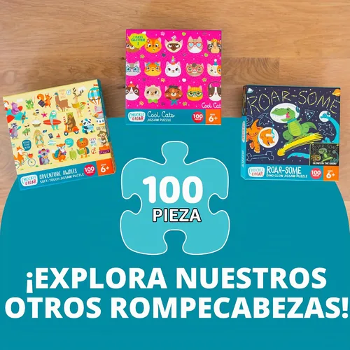 Vista 8 de Rompecabezas de 100 piezas Chuckle & Roar - Cool Cats