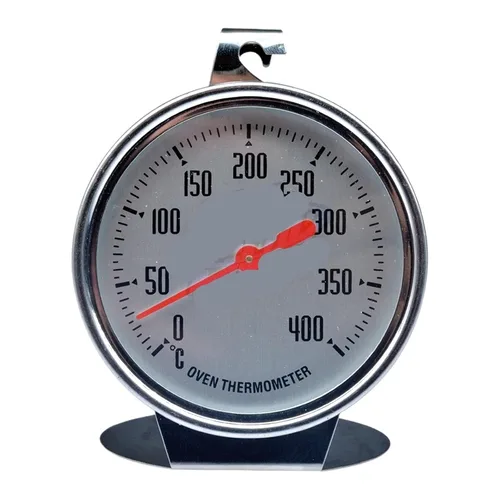 Vista 2 de 10pcs 0-400 Celsius Stainless Steel Oven Thermometer Mini Dial Stand Up Temperature Gauge Gage Food Meat Kitchen Tools Oven Cooker(Gold)