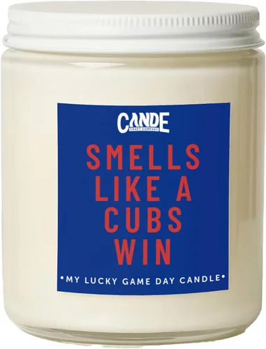 Vista 13 de Huele como una Victoria de los Dodgers Vela – Vela Perfumada Inspirada en LA – Fragancia de Bosques y Pastel de Cumpleaños – Quema de Larga Duración