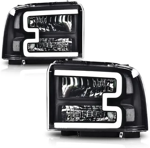 Vista 31 de GRAND ORANGE - Juego de faros delanteros, compatible con Ford F250 F350 F450 F550 1999-2004, para Ford Excursion 2000-2004, lado del conductor