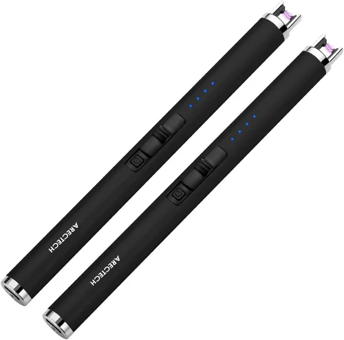 Vista 10 de ARECTECH Encendedor Eléctrico de Velas Recargable de Arco de Plasma Resistente al Viento para Velas Navidad Cocina Regalo de Cumpleaños para Mamá