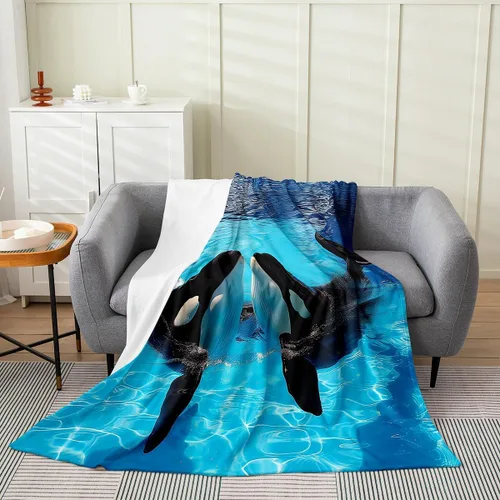 Vista 40 de Erosebridal Hammerhead Shark Flannel Blanket 40x50 Marine Life Fuzzy Plush Throw for Sofa Couch Hammerhead Shark Lover Gifts Ocean Sealife Fleece