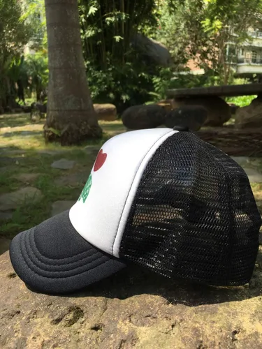 Vista 5 de Waldeal Gorra de malla para niños con texto en inglés "I Love Garbage Trucker", regalo de cumpleaños