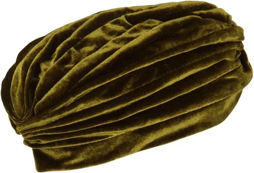 Vista 5 de Jeanne Simmons Sombrero turbante de terciopelo para mujer