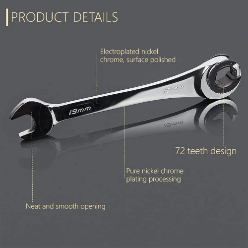 Vista 3 de Llave de cabeza ajustable flexible YS-LF de 0.315 in