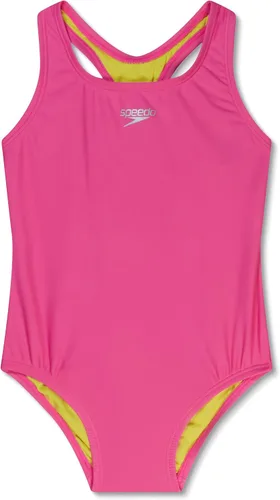Vista 7 de Speedo Traje de baño de una pieza para niñas con espalda cruzada cerrada Plano 2023