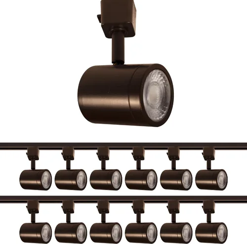 Vista 20 de WAC Lighting Charge 8010 LED Cabezal de Riel Ajustable 5-CCT Seleccionable 9W 865 Lúmenes Totalmente Regulable en Blanco para Riel de 3 Cables
