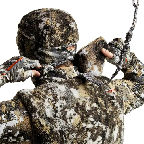 Vista 5 de Sitka Optifade Elevated II - Chaleco de caza con aislamiento silencioso para hombre