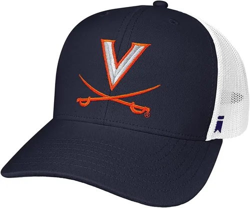 Vista 24 de Campus Lab Gorra de camionero ajustable con logotipo del equipo colegial, unisex, para hombres y mujeres Athletic Heather
