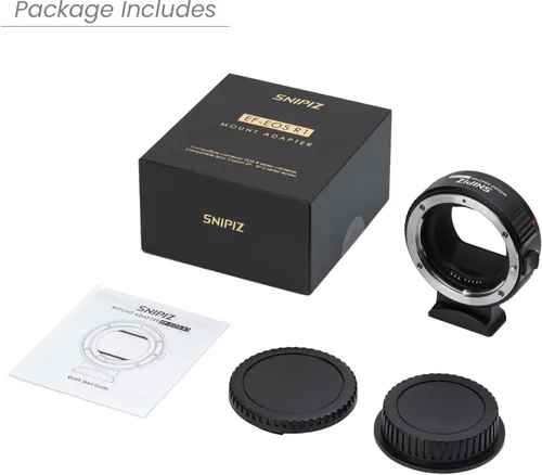 Vista 8 de Adaptador de montaje de lente EF-EOS R Convertidor de lente de enfoque automático compatible con lentes Canon EF/EF-S Series y cámaras EOS R, RP
